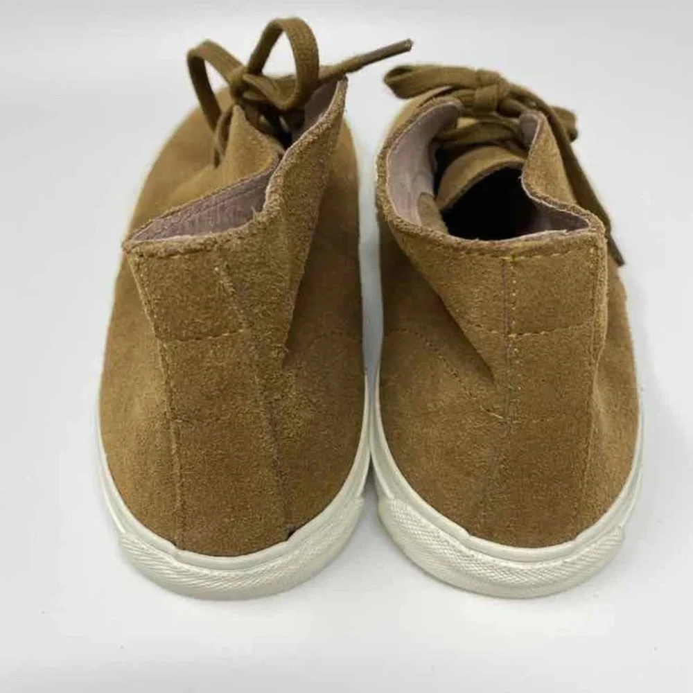 Banana Republic Men's Suede Leather High Top Sneaker Color‎ Chukka Nutmeg Size 8